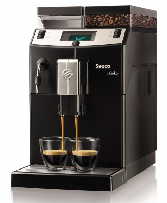Фото Профессиональная кофемашина Saeco Lirika Black, картинка, монтаж, сервис, доставка, сервисное обслуживание