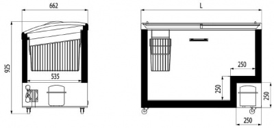 Фото Морозильный ларь Italfrost CF400C, картинка, монтаж, сервис, доставка, сервисное обслуживание