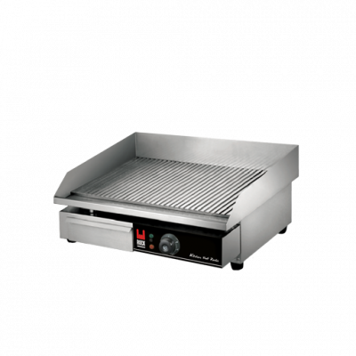 Фото Жарочная поверхность электрическая рифленая Rock Kitchen HEG-821, картинка, монтаж, сервис, доставка, сервисное обслуживание