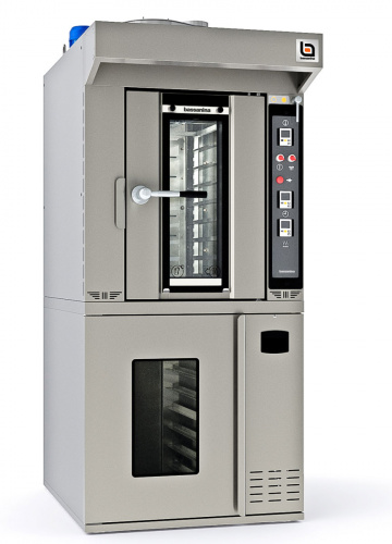 Фото Печь ротационная Bassanina FR Mini E46.10 комплект с расстойкой FR Mini E46.PR, картинка, монтаж, сервис, доставка, сервисное обслуживание