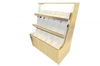 Фото Стеллаж для конфет Фабрика Авторской мебели Фружеле 100В (6,7,8,9 ячеек) 3 яруса, картинка, монтаж, сервис, доставка, сервисное обслуживание