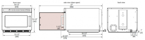 Фото Печь СВЧ Menumaster DEC14E2, картинка, монтаж, сервис, доставка, сервисное обслуживание