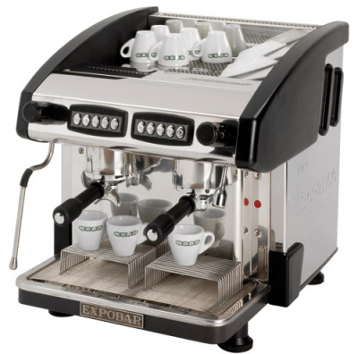 Фото Кофемашина Crem International Expobar New Elegance Mini Control 2 GR Black, картинка, монтаж, сервис, доставка, сервисное обслуживание