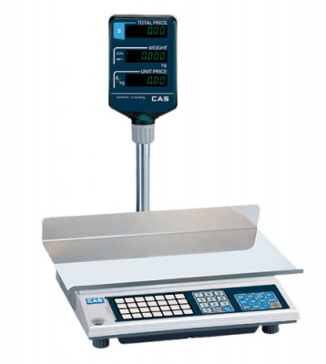 Фото Весы торговые Cas AP-1 15EX big tray, картинка, монтаж, сервис, доставка, сервисное обслуживание