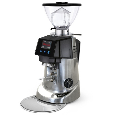Фото Кофемолка электронная Fiorenzato F64 E хром, картинка, монтаж, сервис, доставка, сервисное обслуживание