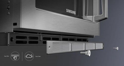 Фото Печь микроволновая Samsung CM1519A, картинка, монтаж, сервис, доставка, сервисное обслуживание