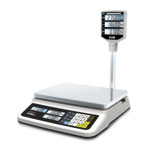 Фото Весы торговые Cas PR-30P (LCD, II), картинка, монтаж, сервис, доставка, сервисное обслуживание