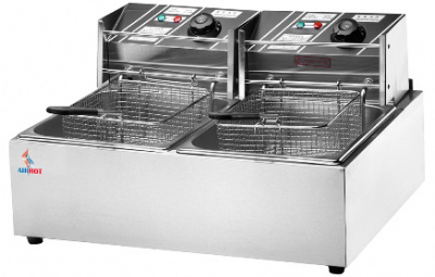 Фото Фритюрница Airhot EEF-6+6, картинка, монтаж, сервис, доставка, сервисное обслуживание