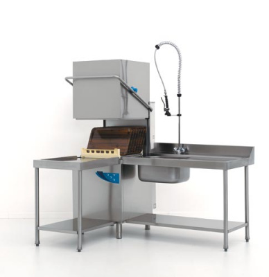 Фото Купольная посудомоечная машина Elettrobar Pluvia 280, картинка, монтаж, сервис, доставка, сервисное обслуживание