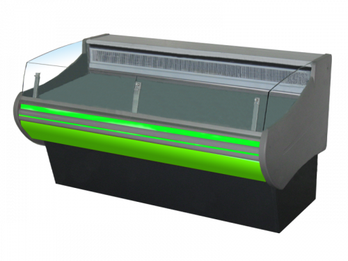 Фото Среднетемпературная витрина Enteco Немига Standart 240 ВС Self на опорах, картинка, монтаж, сервис, доставка, сервисное обслуживание