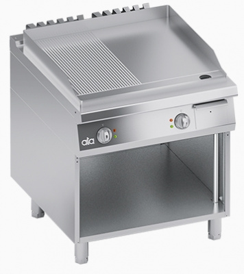 Фото Поверхность жарочная электрическая ATA K4EFRS10VV с открытым шкафом, картинка, монтаж, сервис, доставка, сервисное обслуживание