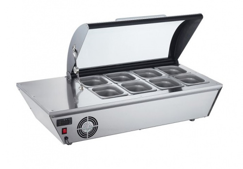 Фото Витрина холодильная настольная Koreco RTW67L1, картинка, монтаж, сервис, доставка, сервисное обслуживание