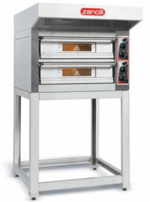 Фото Печь для пиццы Zanolli Citizen EP 70 4+4/MC, картинка, монтаж, сервис, доставка, сервисное обслуживание