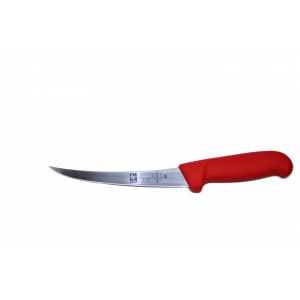 Фото Нож обвалочный 150/290 мм изогнутый (полугибкое лезвие), красный Safe (Talho) Icel, картинка, монтаж, сервис, доставка, сервисное обслуживание