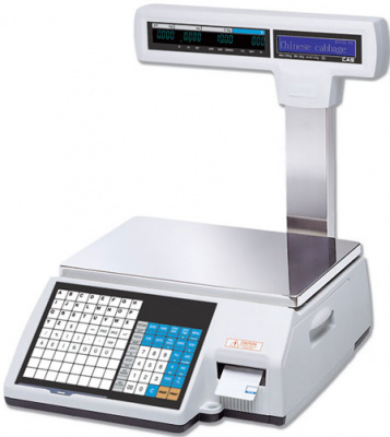 Фото Торговые весы с печатью этикеток Cas CL-5000-15P, картинка, монтаж, сервис, доставка, сервисное обслуживание